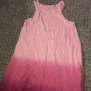 Pink ombre dress